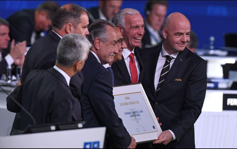México, Estados Unidos y  Canadá serán los anfitriones de la Copa del Mundo 2026. AFP / K. Kudryavstev