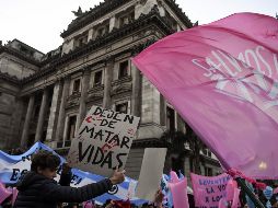 Las diferencias entre la organización y el número de simpatizantes de ambos sectores fueron notorias. AFP / E. Abramovich