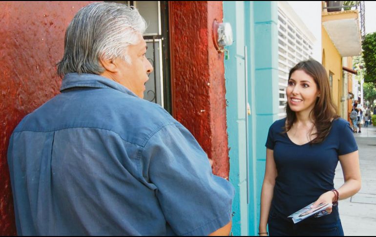 Ruiz Uribe admite que ha encontrado una sociedad cansada de los partidos políticos y crítica con la actual administración federal. ESPECIAL