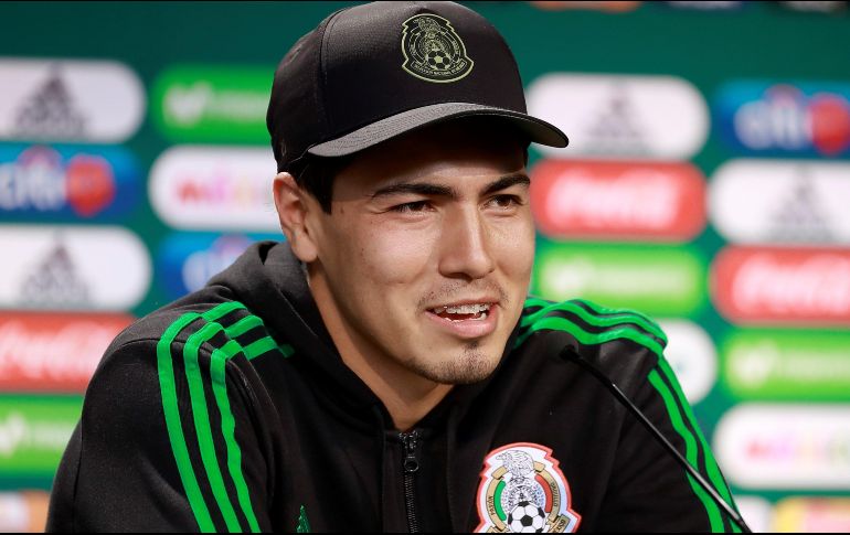 Pese a todo, el futbolista del Pachuca dice sentirse emocionado por participar en la justa mundialista. EFE / J. Méndez