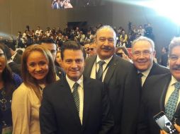 Peña Nieto inauguró hoy la Convención Nacional de Delegaciones, Sectores y Ramas de la CANACINTRA 2018. TWITTER / @CANACINTRAMex