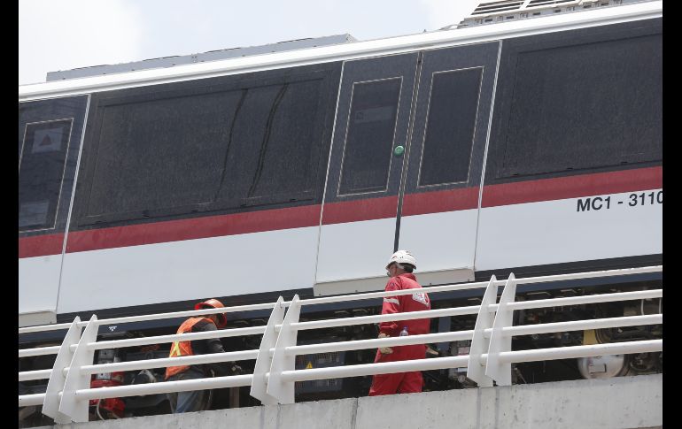 Cada convoy está integrado por tres carros con un peso de 91 toneladas. EL INFORMADOR/G. Gallo