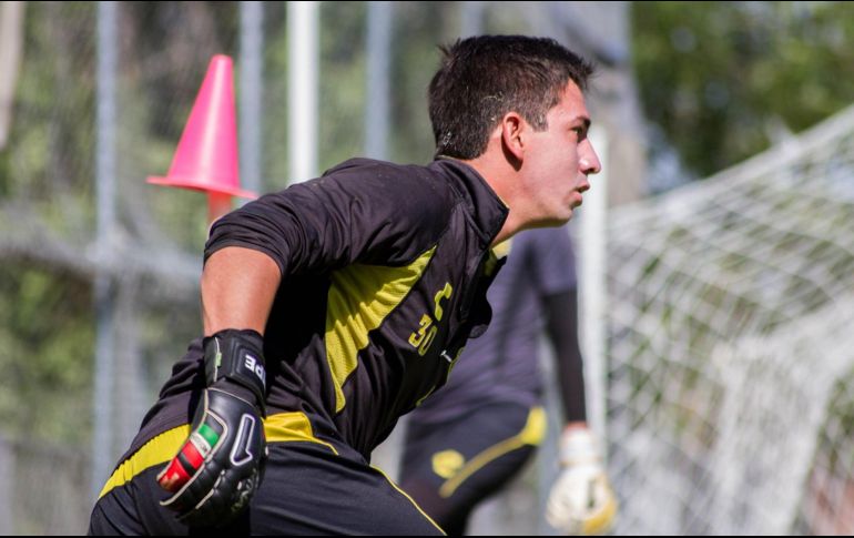 “Estamos concentrados en hacer una buena pretemporada”, dijo el novel cancerbero. Cortesía / Leones Negros