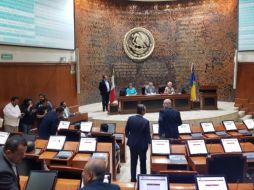 El pleno del Congreso también eligió a quienes conformarán la última mesa directiva de la 61 Legislatura. EL INFORMADOR / J. Rivas