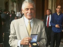 A sus 67 años, y con una vida dedicada al teatro, el actor celebra su reconocimiento. EL INFORMADOR/E. Esparza