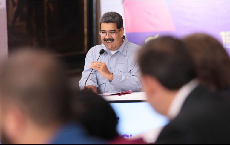 Durante un encuentro con militares, Maduro insistió en que el gobierno de Santos estaría preparando un conjunto de incidentes y provocaciones de tipo militar.  EFE / Miraflores