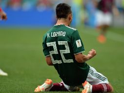 Hirving Lozano ''literalmente'' hizo temblar el territorio nacional. EFE / P. Powell