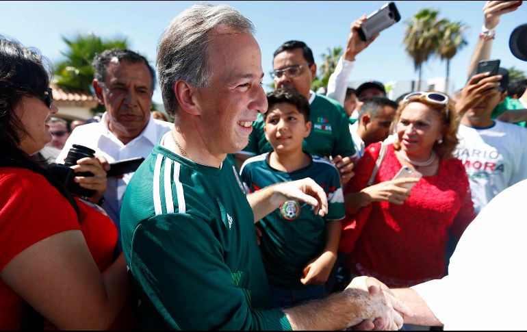Durante su cierre de campaña regional en Sinaloa, Meade ofreció ampliar el programa Prospera en el estado. SUN / Y. Xolalpa