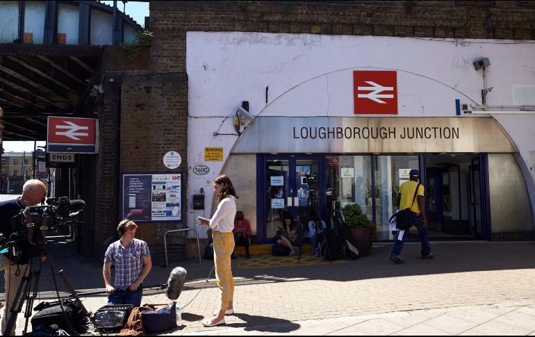 El accidente ocurrió en Loughborough Junction. AFP / N. Halle'n