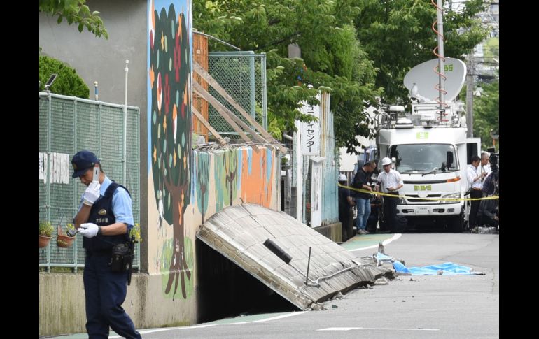 Una de las víctimas era una niña de 9 años, a la que le cayó encima un muro de concreto en su escuela primaria en Takatsuki