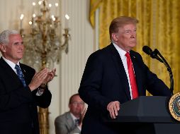 El presidente también ha defendido una desregulación para acelerar el proceso de autorización que las compañías privadas deben cumplir antes de lanzar un cohete o un satélite. AP / S. Walsh