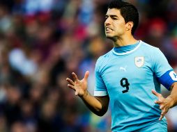Luis Suárez. La estrella de Uruguay tendrá la oportunidad de hacer callar a sus críticos ejerciendo de verdugo de Arabia Saudí. AFP