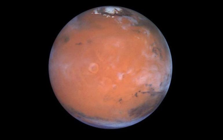 Marte  estará en su punto más brillante el 31 de julio, cuando estará a unos 35.8 millones de millas de distancia de la Tierra. TWITTER / @NASA