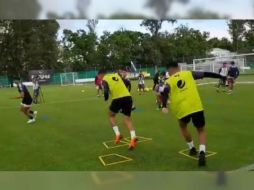 Entrenamiento del Rebaño este martes. TWITTER / @medicentapatio