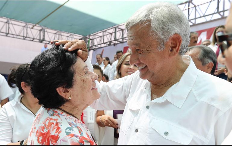 El candidato estuvo en Sinaloa y en Baja California Sur, donde concluyó su gira por el Noroeste. SUN/V. Rosas