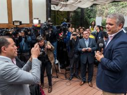 Duque anticipó que se opondrá a que los rebeldes reciban beneficios jurídicos y políticos sin antes pagar un mínimo de cárcel. EFE