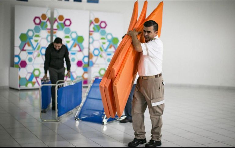 En una situación de emergencia se brindarán camas, áreas de capacitación, comedor, áreas de servicios básicos y recreación, así como servicio médico, de trabajo social y atención psicológica. TWITTER / @DIFGUADALAJARA