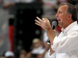 El candidato por la coalición Todos por México se reúne en Veracruz con simpatizantes y reitera su opinión sobre las “complicadas” elecciones.  AFP / U. Ruiz