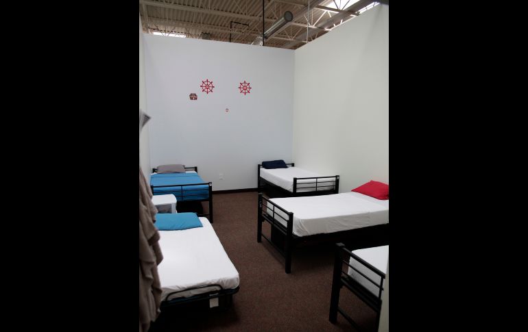 Un centro para menores en Brownsville, Texas, en una imagen sin fechar difundida por la Administración para Niños y Familias.  AP/Departamento de Salud y Servicios Humanos