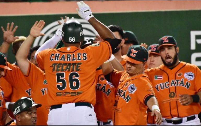 Un jonrón de Arthur Lee Charles en la segunda entrada despertó el poder ofensivo de Yucatán. FACEBOOK/leonesdeyucatan