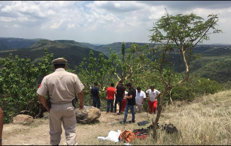 Hasta el momento se desconoce el sexo del occiso. ESPECIAL/ Bomberos de Guadalajara
