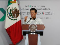 Peña Nieto destacó que Jalisco es la Entidad que más producción hace y exporta en todo el País. EL INFORMADOR/ G. Gallo