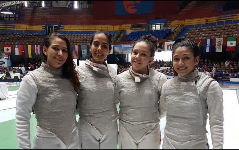 Lydia Casilla, AlelyHernández, Nataly Michel y Melissa Rebolledo. TWITTER / @COM_Mexico