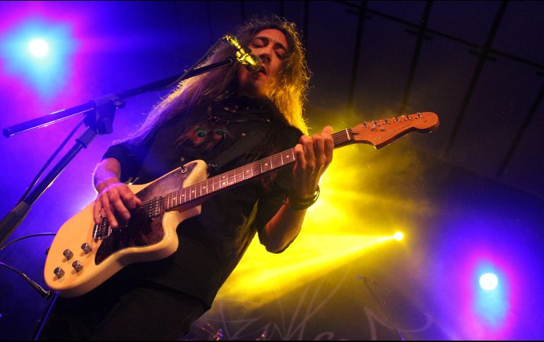 Stéphane Paut, 'Neige' lider y fundador de Alcest. El Informador / H. Navarro.