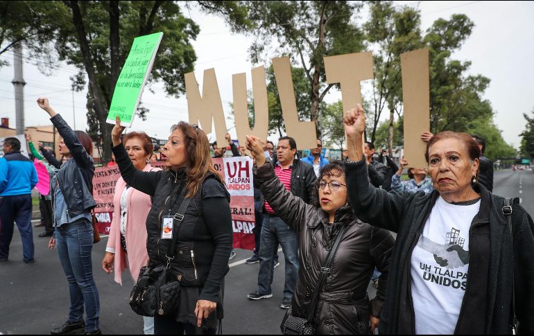 En el caso del Multifamiliar de Tlalpan, la propuesta es asignar 500 mil pesos por departamento. SUN / J. Reyes