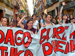 Este nuevo juicio tuvo en cuenta la violación cometida el 6 de julio de 2016 en Pamplona, caso que ha creado polémica en España AFP/ARCHIVO