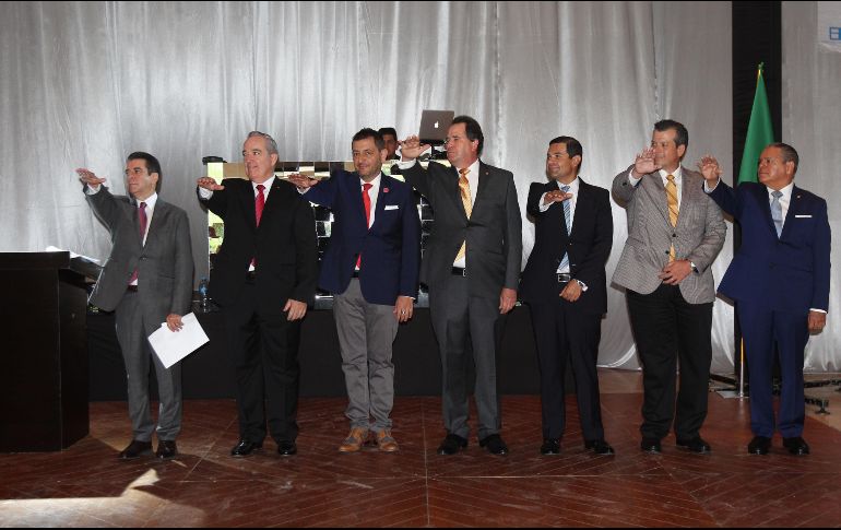 La mesa directiva empresarial tomó posesión para el periodo 2018-2019. EL INFORMADOR/E. Barrera