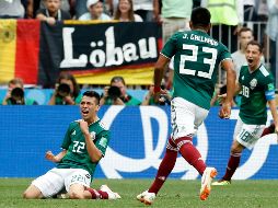 Hirving Lozano (foto) y Memo Ochoa fueron los estandartes de la fortaleza mexicana en el primer juego del Mundial donde vencieron a Alemania. MEXSPORT / ARCHIVO