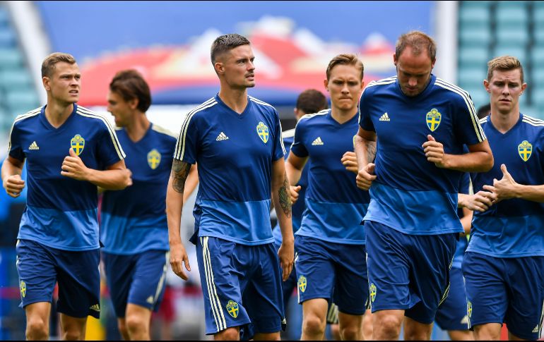 Suecia, que comparte la cabeza del Grupo F con México con tres puntos, podría eliminar del Mundial a Alemania (cero puntos), la defensora del título. AFP / N. Almeida