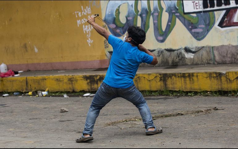  Las manifestaciones, que protagonizan sobre todo jóvenes universitarios, han dejado al menos 212 personas muertas desde abril pasado. EFE/ ARCHIVO