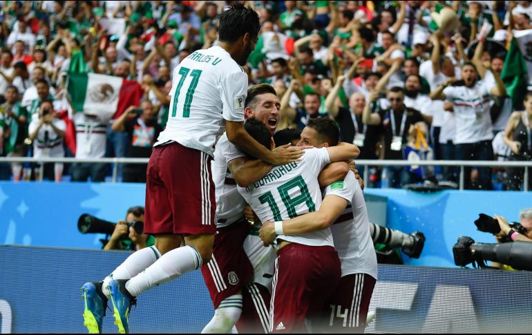 ''¡Bravo, @miseleccionmx! ¡Qué nivel! Este Mundial haremos historia. Gracias por esta alegría'', dijo el Mandatario en redes sociales. TWITTER / @miseleccionmx
