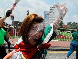 La Minerva también festejó el triunfo de México