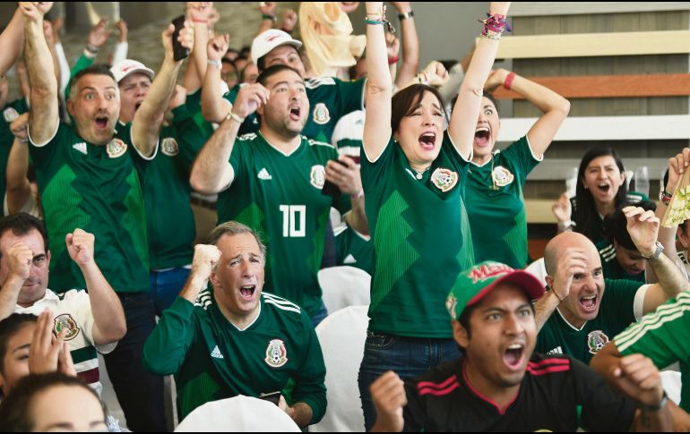 Al calor del juego. Meade dijo que así como ganó la Selección de futbol, él triunfará el 1 de julio. NTX