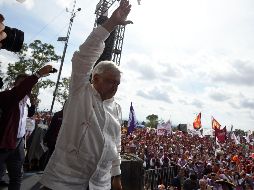 En su visita a San Luis Potosí, Andrés Manuel asegura que está consciente de su responsabilidad histórica.