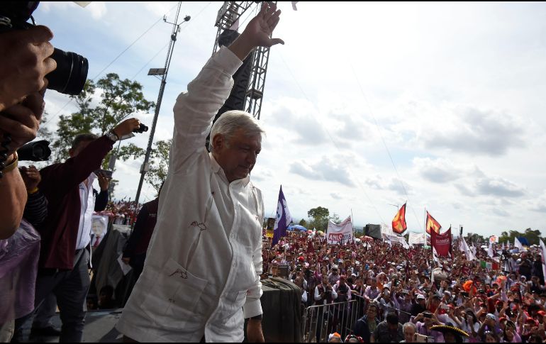 En su visita a San Luis Potosí, Andrés Manuel asegura que está consciente de su responsabilidad histórica.
