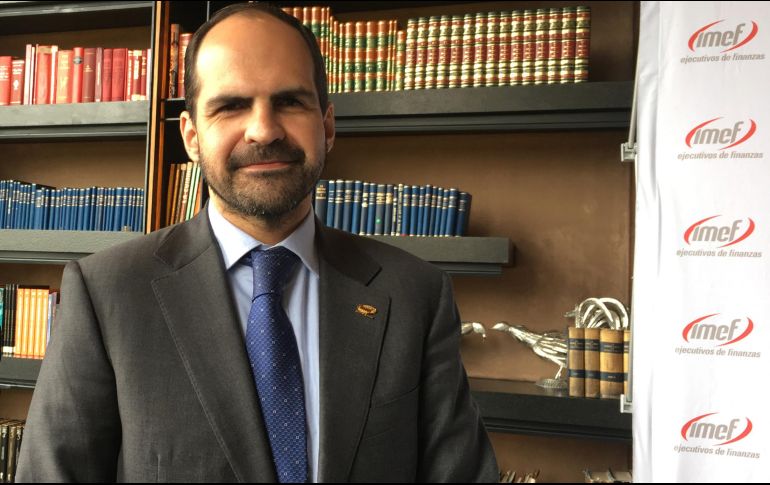 Gabriel Casillas Olvera, presidente del Comité Nacional de Estudios Económicos del IMEF. I. Martínez