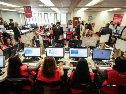 Lorenzo Córdova supervisó el simulacro de elecciones realizado en el Centro de Captura y Verificación. SUN/G. Espinosa