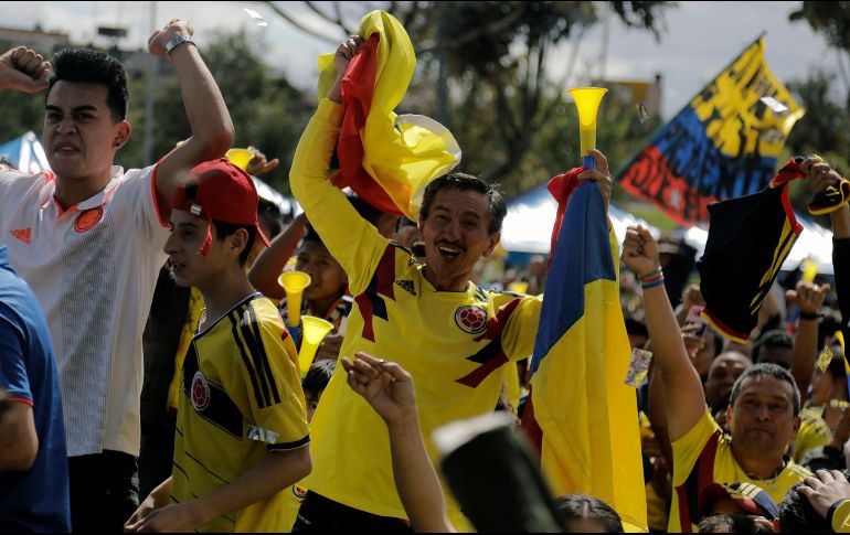 Las autoridades hacen un llamado a los aficionados para que celebren los triunfos de la selección con prudencia y eviten las riñas durante esta Copa Mundial Rusia 2018. AFP / J. Vizcaino