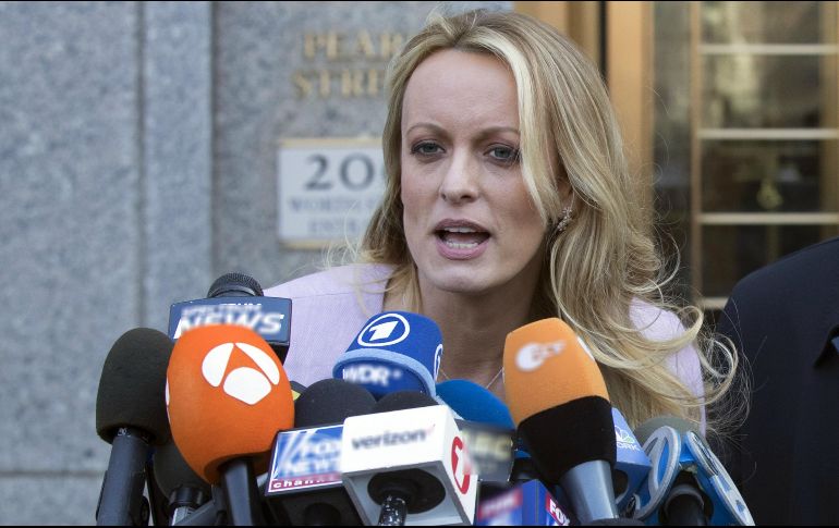 Se suponía que Daniels, cuyo nombre real es Stephanie Clifford, se reuniría con funcionarios del Departamento de Justicia de Estados Unidos en Manhattan. AP / ARCHIVO