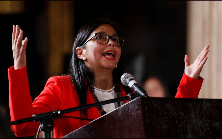 Entre los funcionarios sancionados están la nueva vicepresidenta, Delcy Rodríguez, el jefe del ejército y el director de la agencia nacional de inteligencia. AP / ARCHIVO