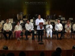 Peña Nieto inauguró en Mérida el Palacio de la Música y el Hospital Materno Infantil de Mérida. TWITTER / @PresidenciaMX
