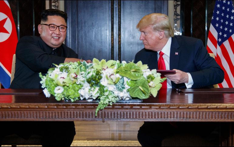 La Cumbre de Singapur fue la primera entre mandatarios de ambos países tras casi 70 años de confrontación. AP/ ARCHIVO