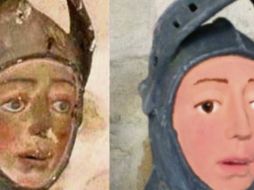 La restauración se realizó con colores uniformes, sobre todo en el rostro, que da al santo aspecto de muñeco y sin matices. ESPECIAL