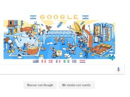 La plataforma continúa con sus imágenes de cómo viven los aficionados la pasión del futbol de cada uno de los 32 países que participan en la justa deportiva; este día tocó a los albicelestes. ESPECIAL / google.com.ar