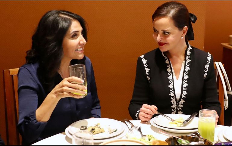 En la reunión se aseguró que la aspirante de Nueva Alianza no declinaba a su candidatura. SUN / L. Godínez