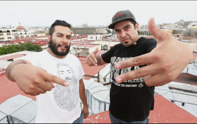 Con toda la actitud, la banda se prepara para hacerse presente en la escena del Centro Cultural Bretón. EL INFORMADOR/A. Camacho